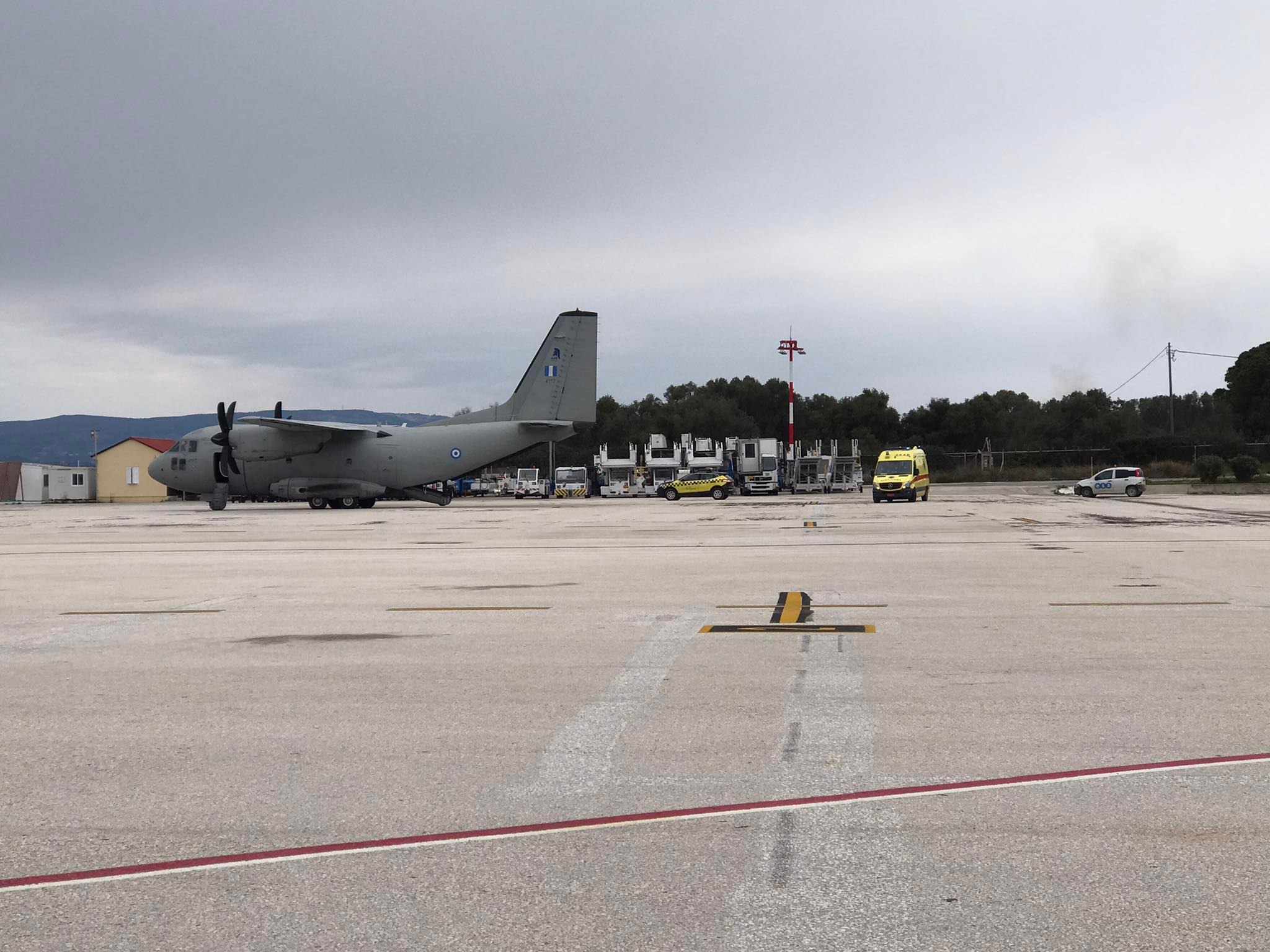 Αεροκομιδή 70χρονου με Covid 19 – Μεταφέρθηκε σε ΜΕΘ της Κέρκυρας