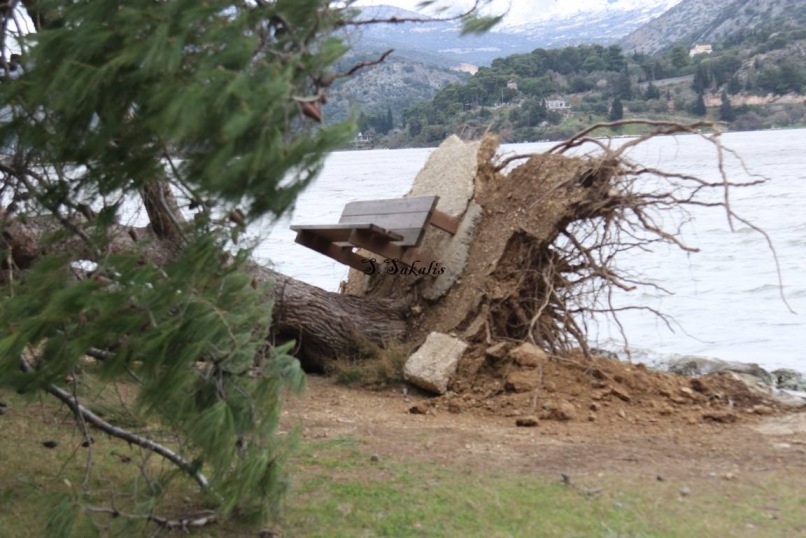 Καταγραφή νέας μέγιστης ριπής ανέμου 9 μποφόρ στην Κεφαλονιά