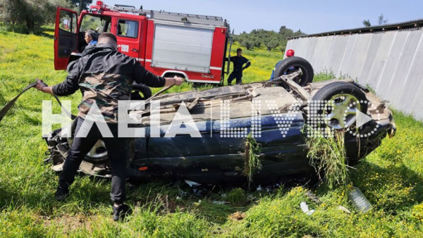 Ηλεία: Πυροσβέστης κλήθηκε για απεγκλωβισμό σε τροχαίο – Έκπληκτος είδε ότι στο τιμόνι ήταν η γυναίκα του