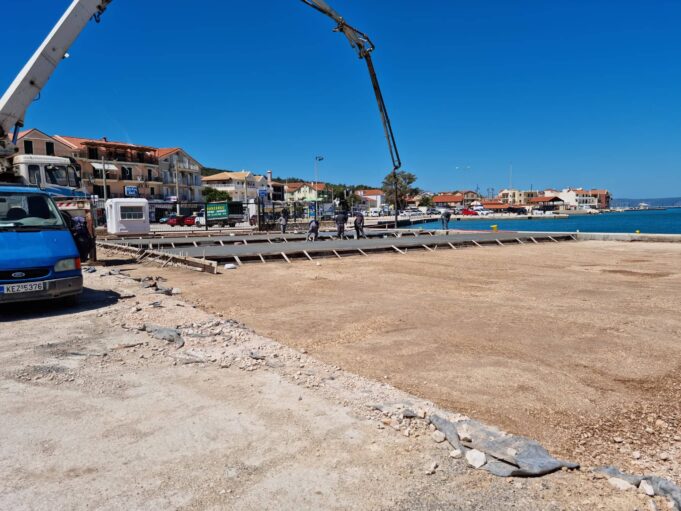 Κεφαλονιά: Συνεχίζονται τα έργα στο λιμάνι Αργοστολίου [εικόνες]
