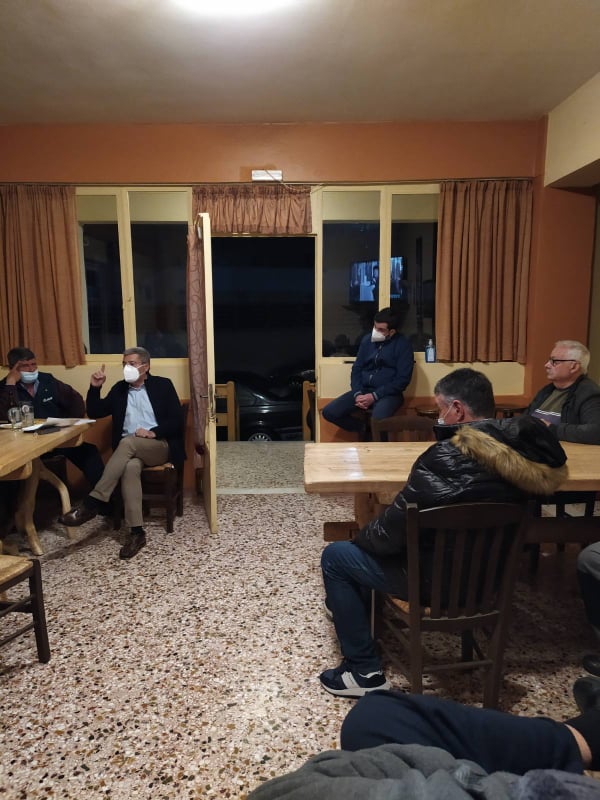Παναγης Καππάτος: Συνάντηση με το Τοπικό Συμβούλιο και πολίτες στο Βαλεριάνο