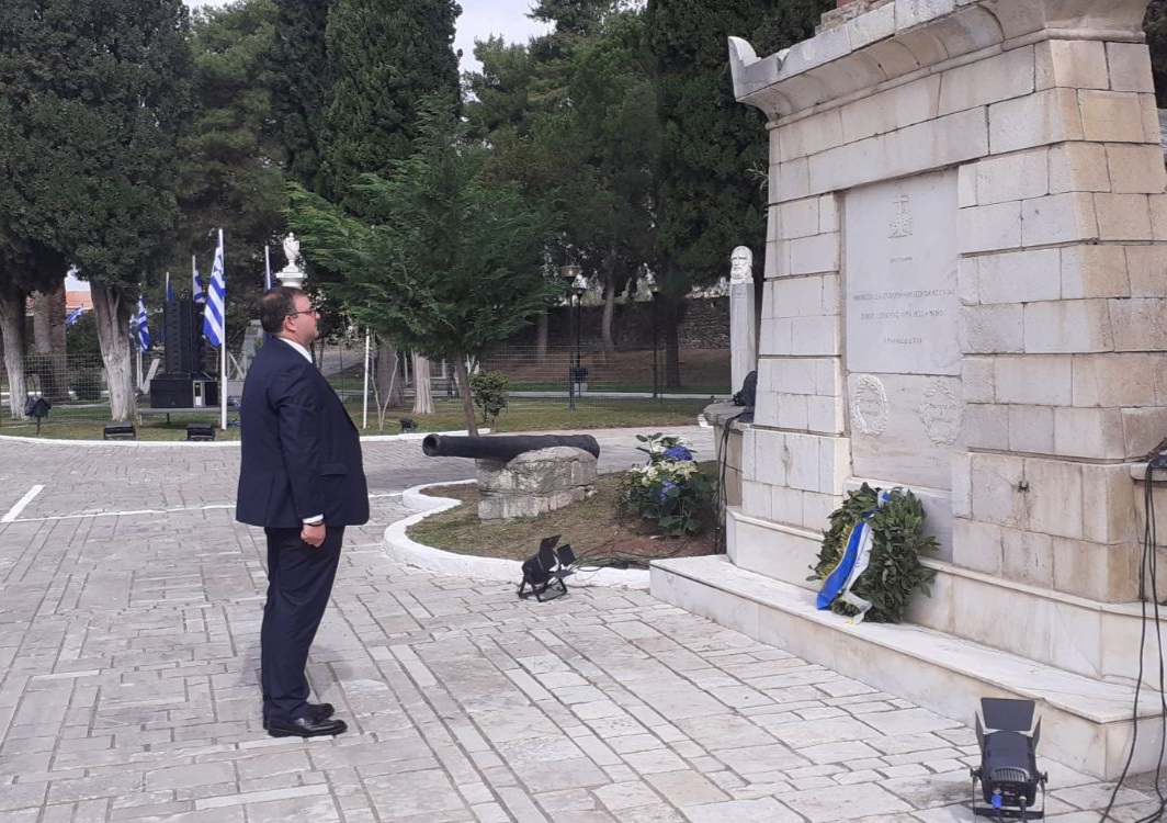 Στις εορταστικές εκδηλώσεις για την επέτειο της Εξόδου του Μεσολογγίου ο Δήμαρχος Ληξουρίου [εικόνες]