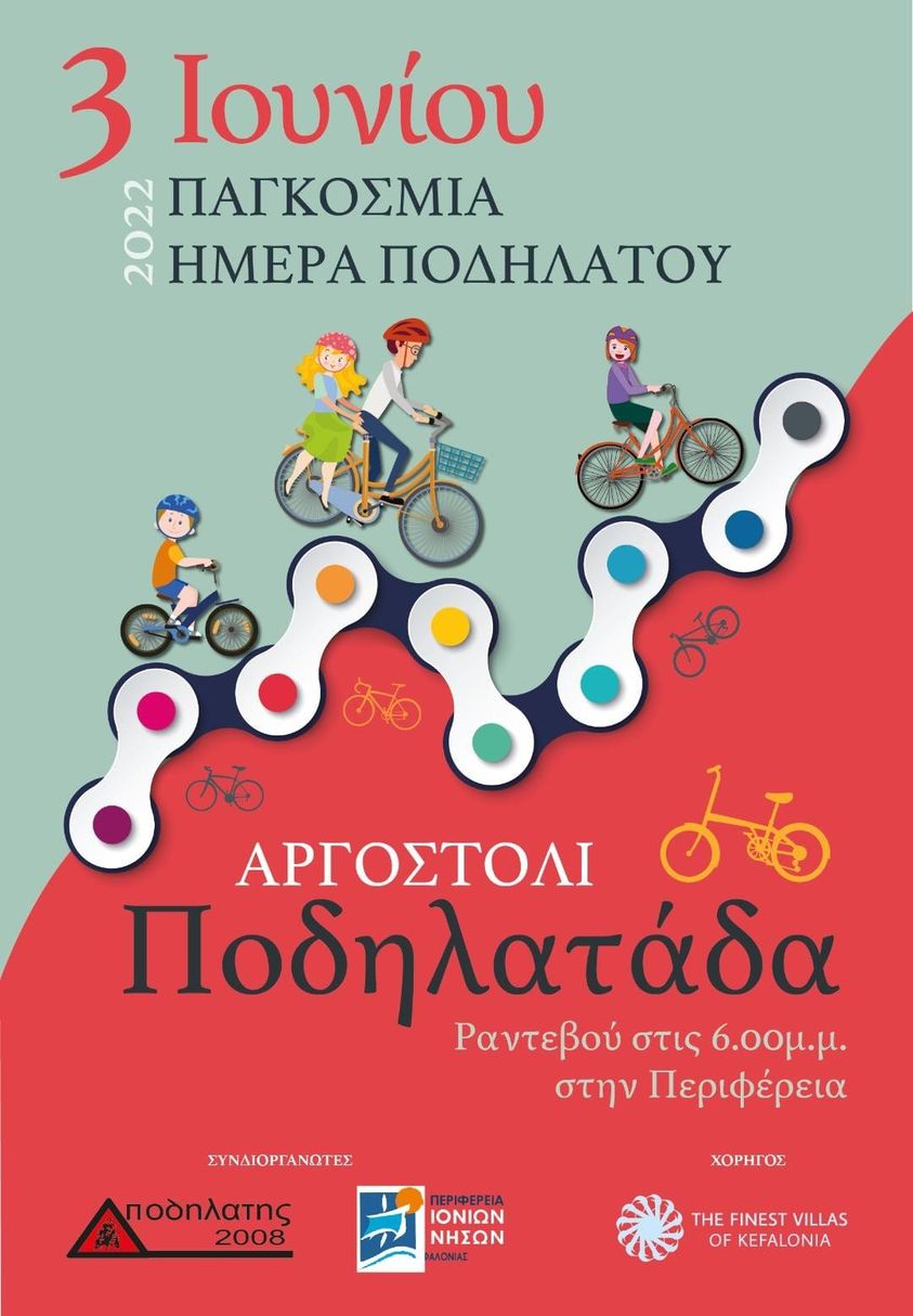 3 Ιουνίου Παγκόσμια Ημέρα Ποδηλάτου….