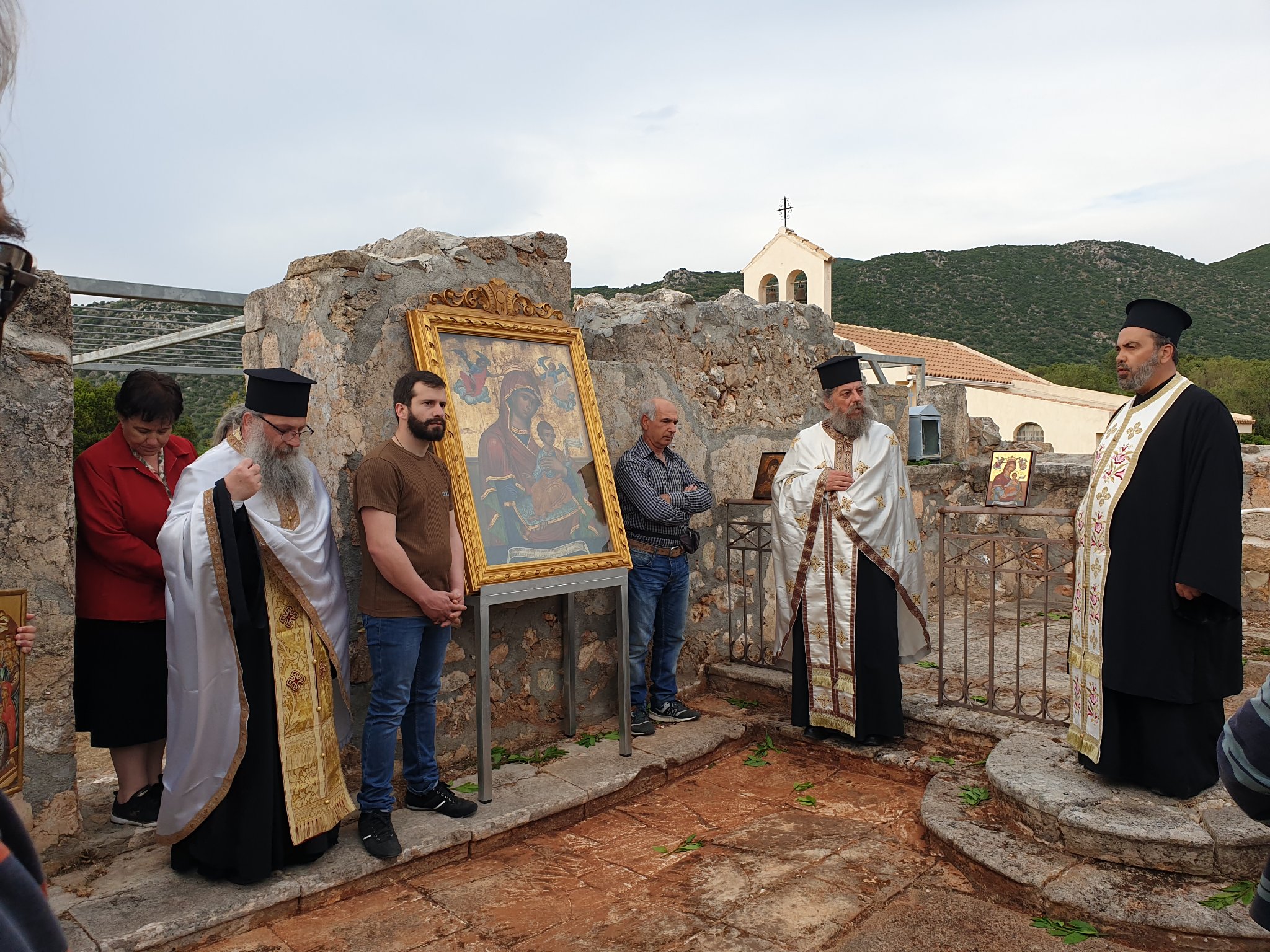 Λιτανεία και εσπερινός της Παναγίας της Κοκκιλιώτισσας  Η ιστορία της λιτανείας [εικόνες]