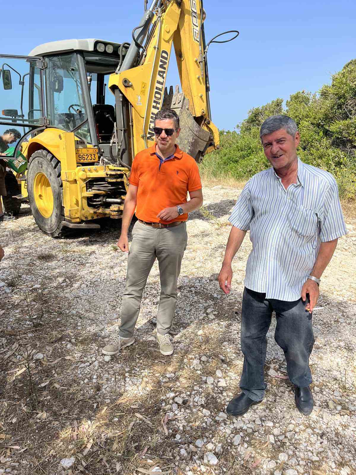 Κεφαλονιά: Άνοιξε ο δρόμος προς την παραλία στο Κορώνι  Οι πρώτες εικονες