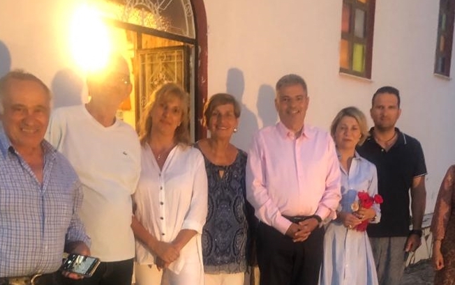 Παναγής Καππάτος: Στην Εκκλησία της Αγίας Τριάδος Μεσοβουνίων στην Έρισο [εικόνες]