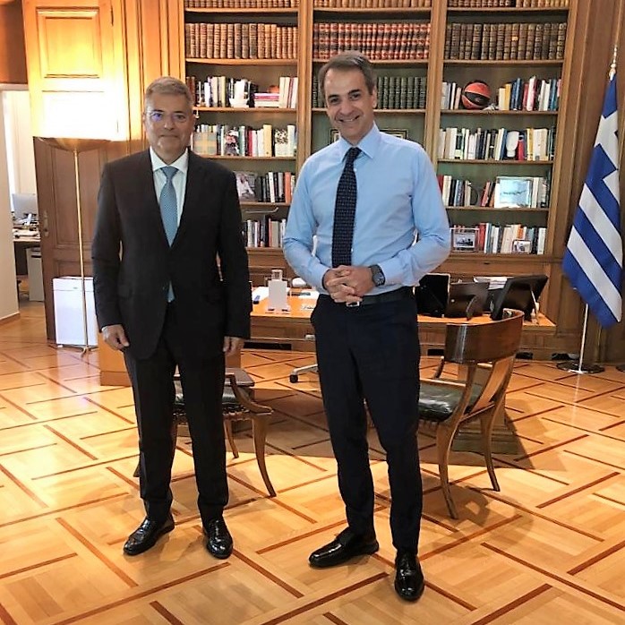 Στο Μαξίμου ο Παναγής Καππάτος  Τι συζήτησε με τον Κυριάκο Μητσοτάκη [εικόνα]