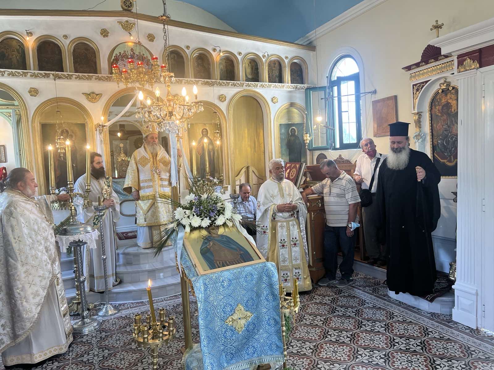 Αρχιερατικό συλλείτουργο στα Καμπιτσάτα για την εορτή του Αγίου Προκοπίου [εικόνες]