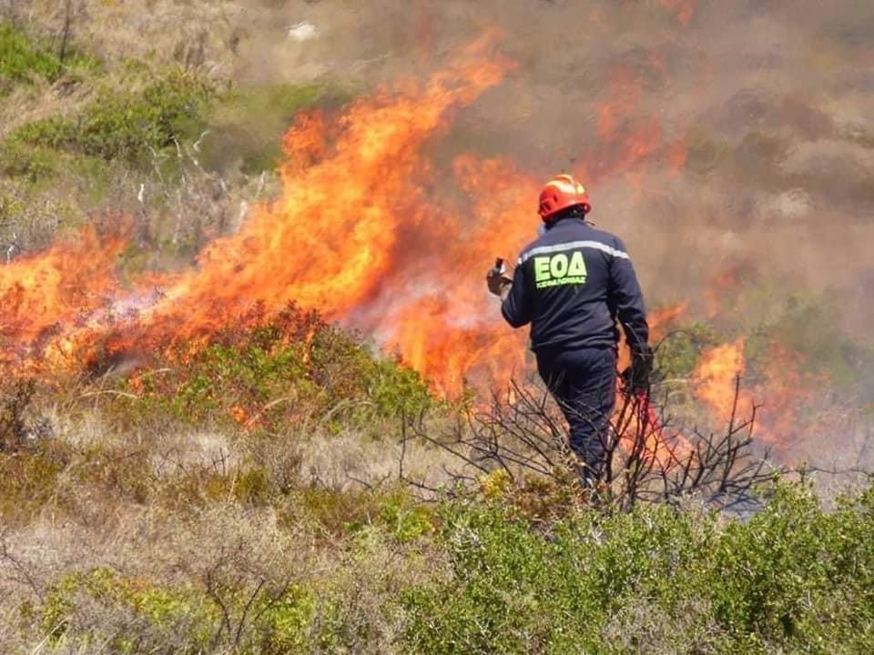 Μικρής έκτασης φωτιά στην περιοχή της Κρανιάς