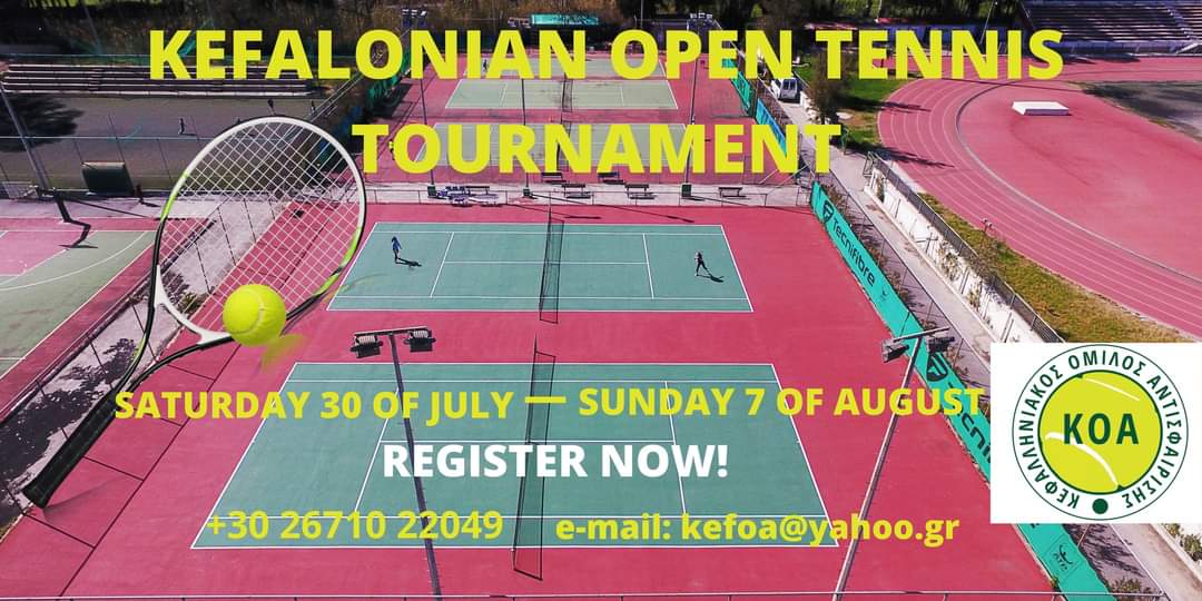 OPEN TENNIS TOURNAMENT ANNOUNCEMENT