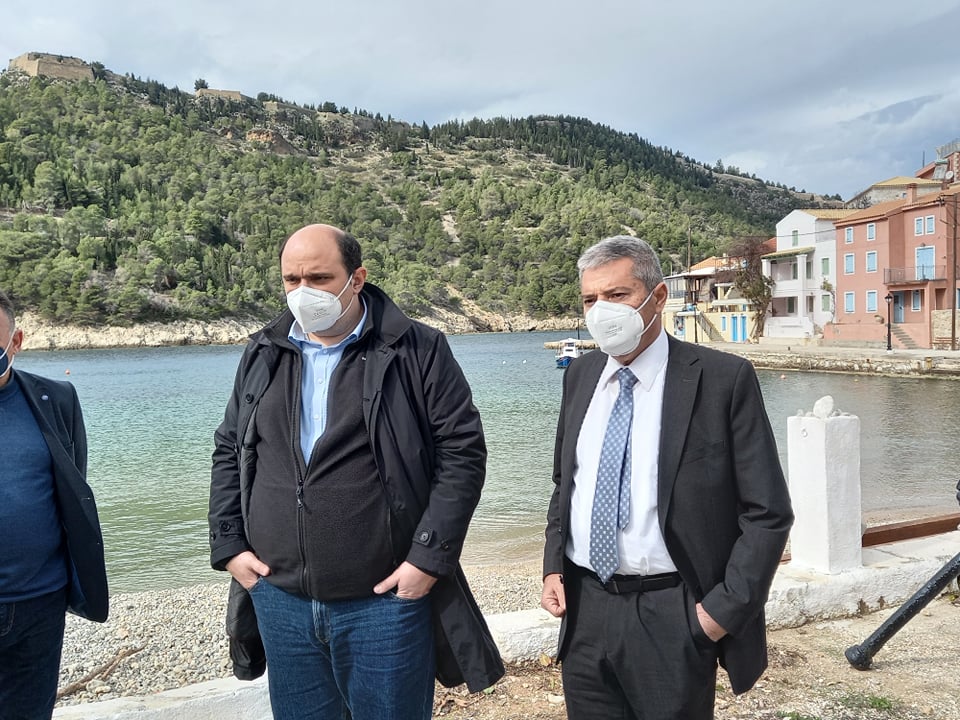 Στην Ιθάκη ξανά ο υφυπουργός Χρήστος Τριαντόπουλος