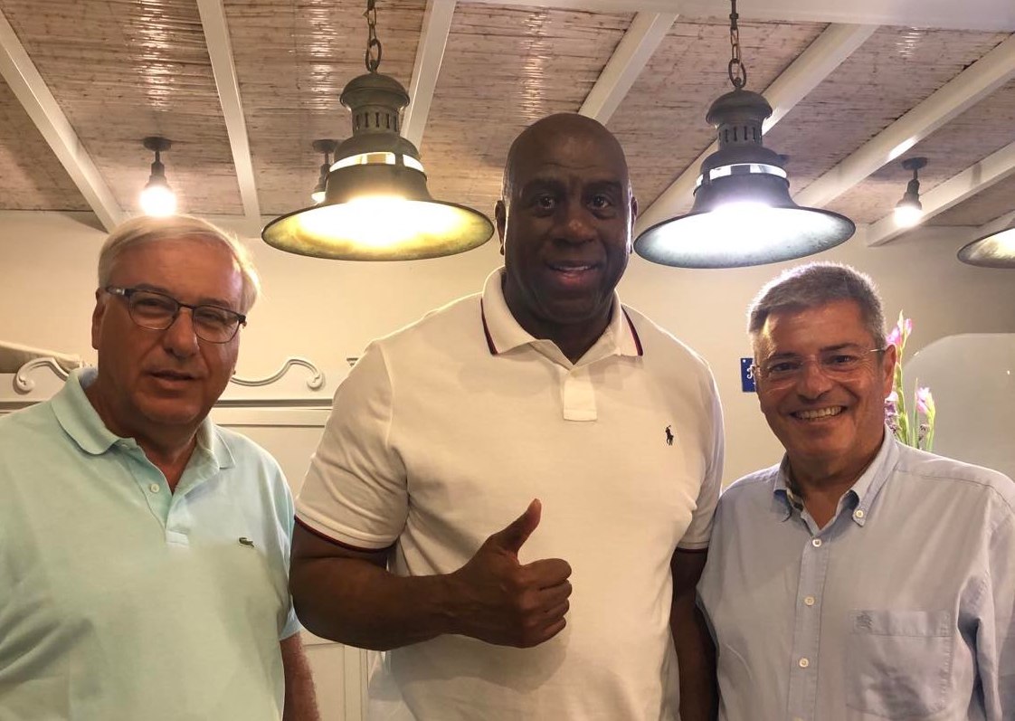 Συνάντηση Καππάτου-Σταυριανάκη με Magic Johnson