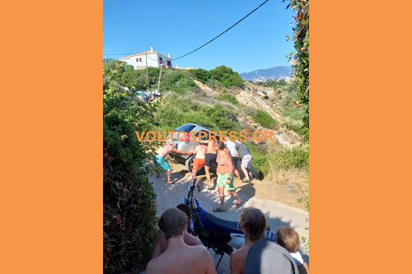 Τροχαίο στον Αγιο Χελι