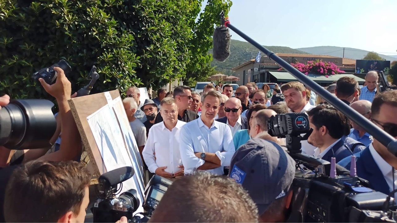 Μητσοτάκης από Κρανία: Εχω περάσει πολλά καλοκαίρια εδώ, την Κεφαλονιά τη γνωρίζω πολύ καλά