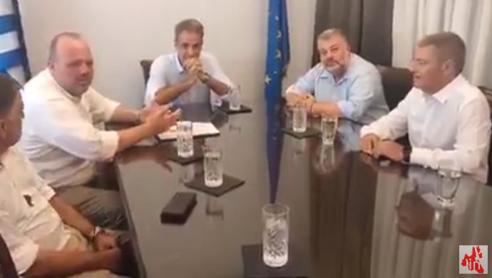 Συνάντηση του Πρωθυπουργού με τον Δήμαρχο Αργοστολίου Θεόφιλο Μιχαλάτο