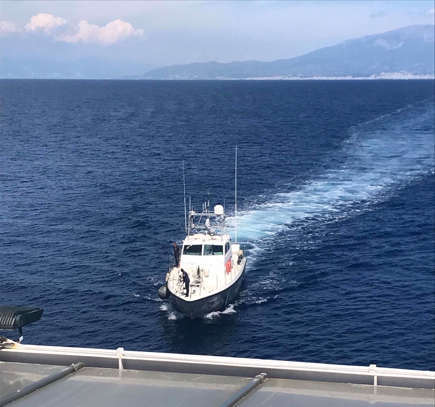 Βύθιση σκάφους ανοιχτά της θαλάσσιας περιοχής του Ξι -Καλά στην υγεία τους και οι δύο επιβαίνοντες