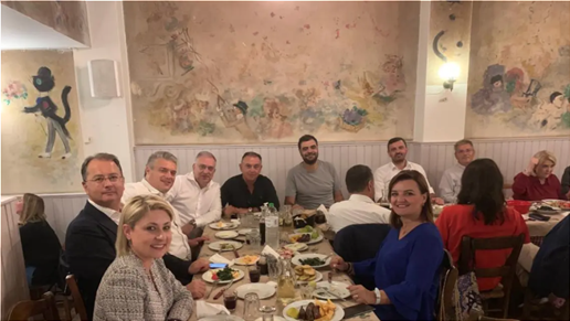 «Γαλάζιος» δείπνος στην Αθήνα  Συμμετείχε και ο Καππάτος  Τι συζητήθηκε [εικόνες]