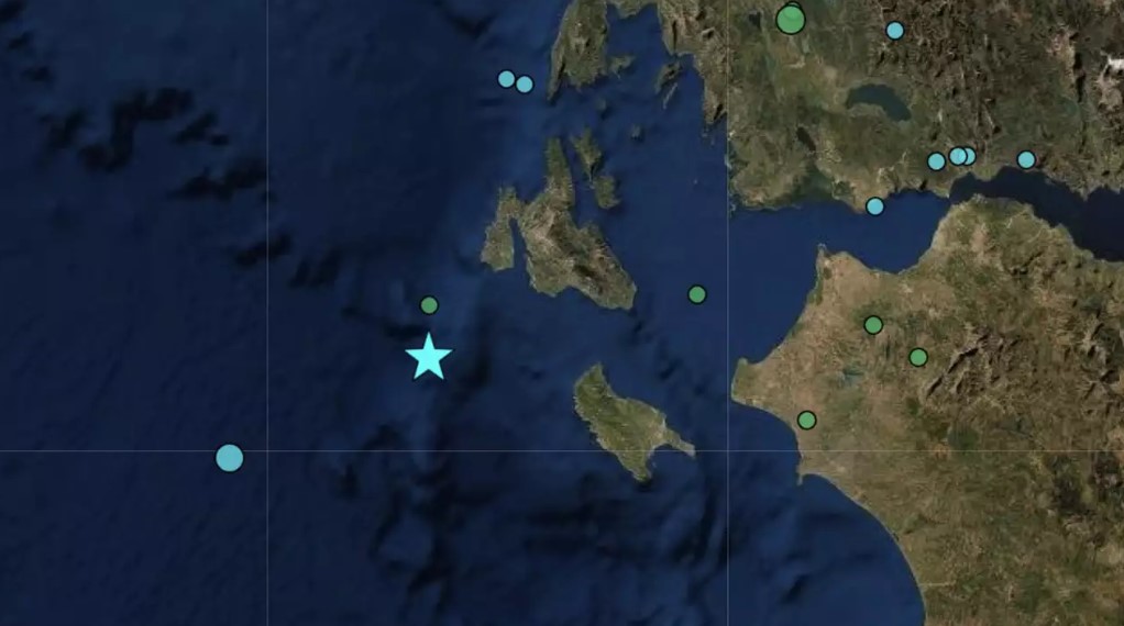 Ισχυρή σεισμική δόνηση στην Κεφαλονιά