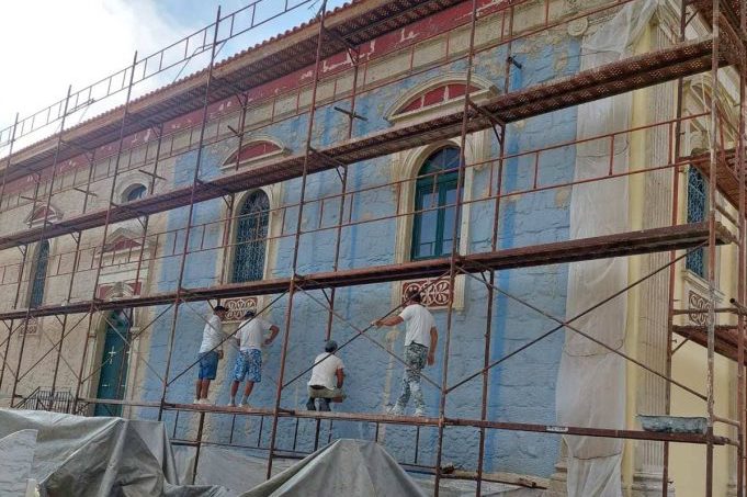 Προχωρούν οι εργασίες στην Παναγία στο Βουνό στα Δαμουλιανάτα [εικόνες]