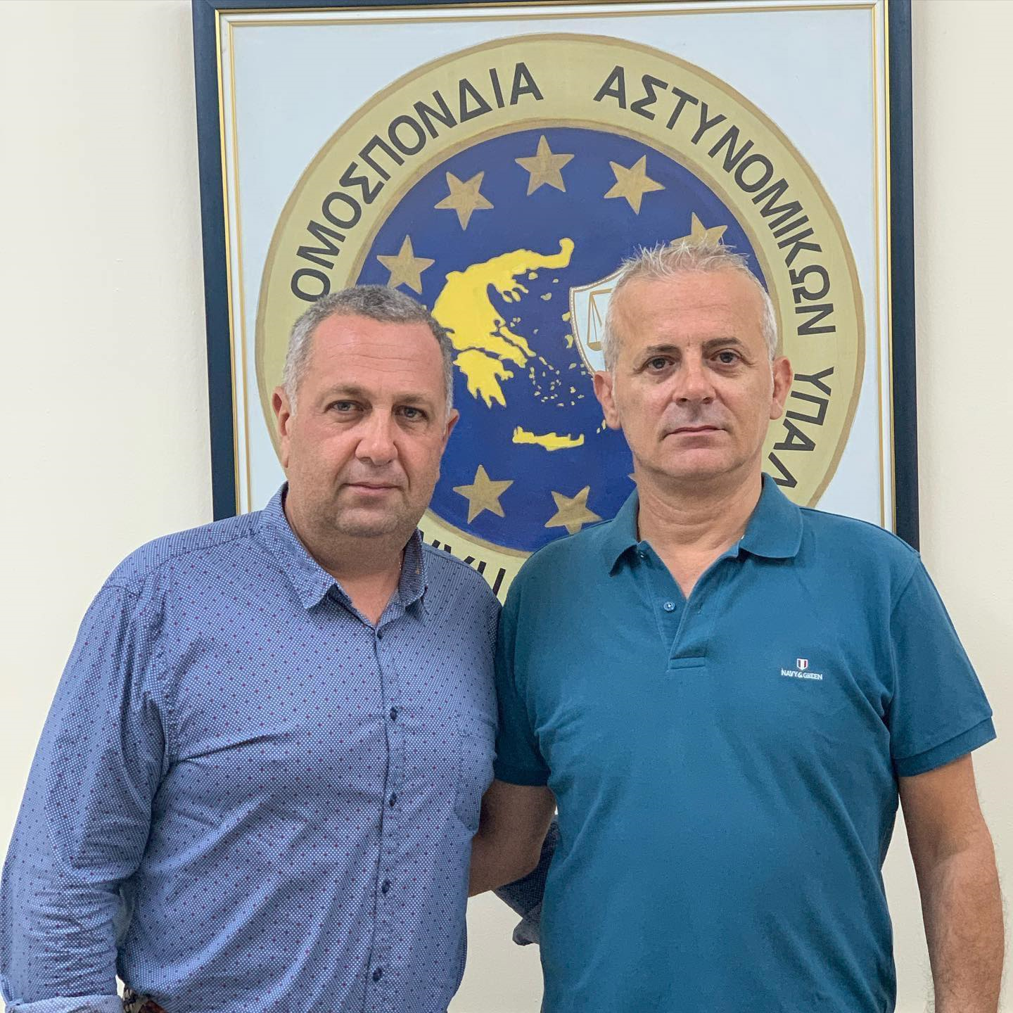 Συνάντηση με τον πρόεδρο της Πανελλήνιας Ένωσης Αστυνομικών Υπαλλήλων κύριο Γερακαράκο Γρηγόριο