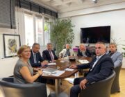 Με τον Δήμαρχο Ιθάκης Διονύση Στανίτσα στα Υπουργεία Ναυτιλίας και Υγείας για ζητήματα του νησιού