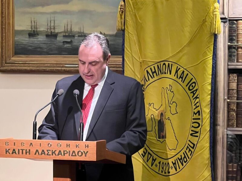 Παρέμβαση Σκλαβούνου (Πρόεδρος Αδελφότητας Πειραιά) για τον πολιτισμό μας στο Ecopress