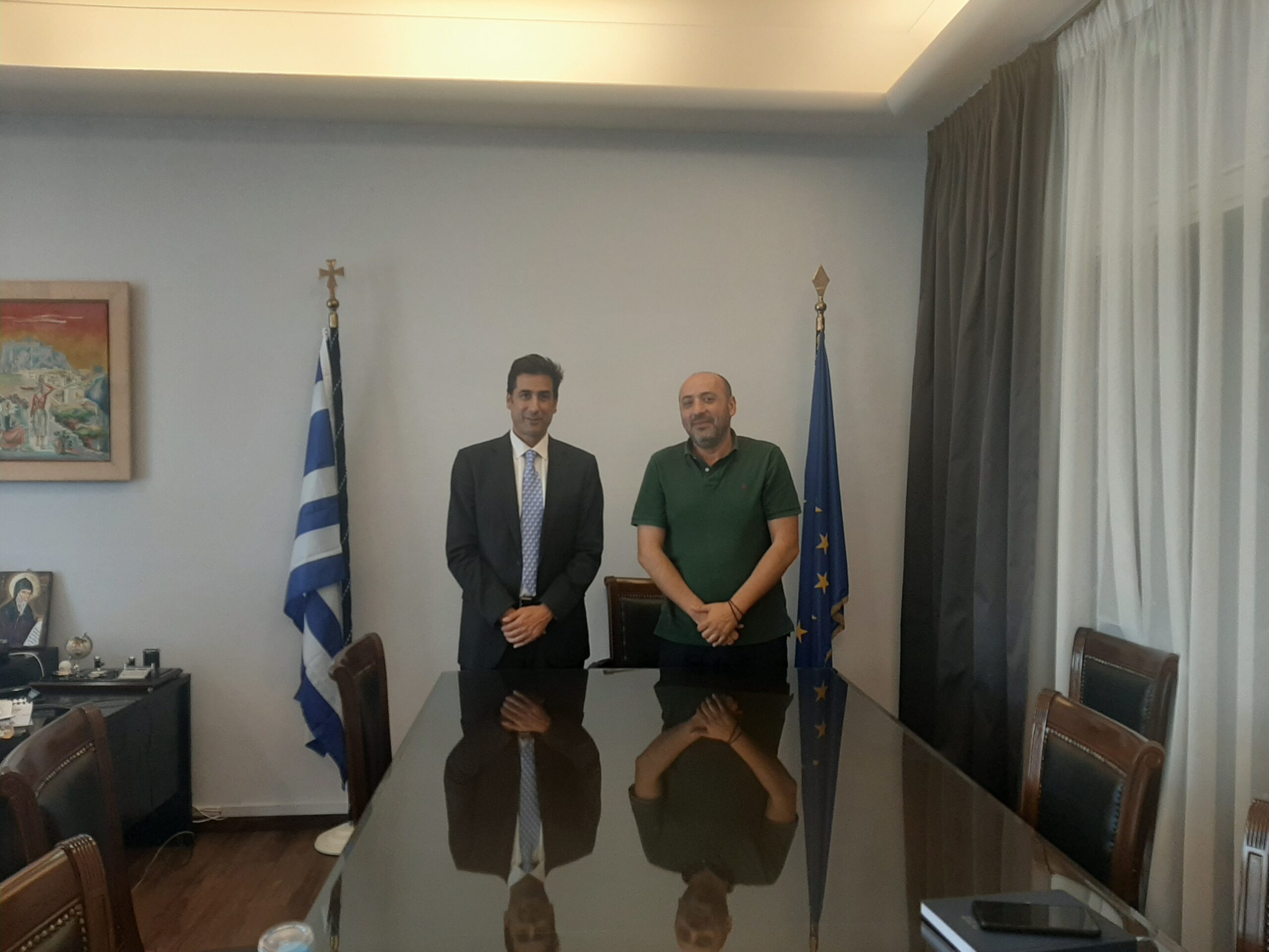 Συνάντηση Μοσκώφ -Δημουλιού στο Αργοστόλι –Κοινή πεποίθηση το υψηλό επίπεδο κοινωνικής προστασίας του Δήμου