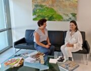 Συνάντηση Ρόδης Κράτσα με την νέα Διευθύντρια της Εθνικής Πινακοθήκης