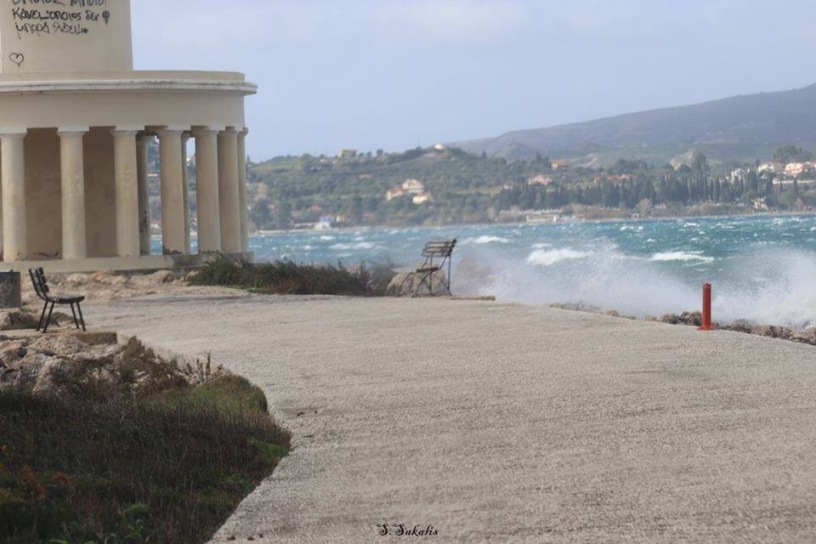 Έφτασαν τα 9 μποφόρ οι άνεμοι στην Παλλική -Λεπτό προς λεπτό το πέρασμα της κακοκαιρίας “EVA”