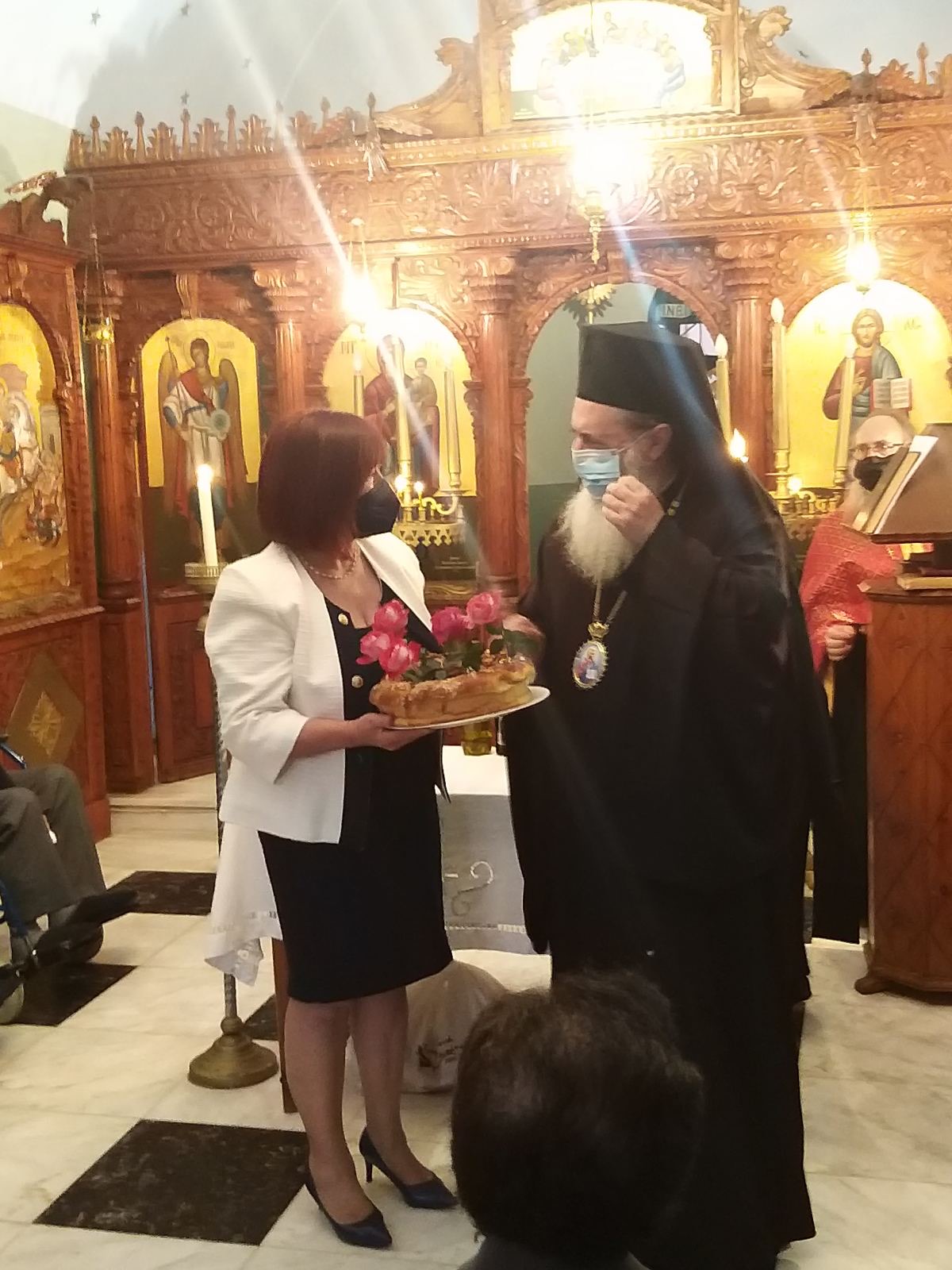 Γηροκομείο Αργοστολίου: Γιόρτασε το εκκλησάκι του Αγίου Γεωργίου [εικόνες]