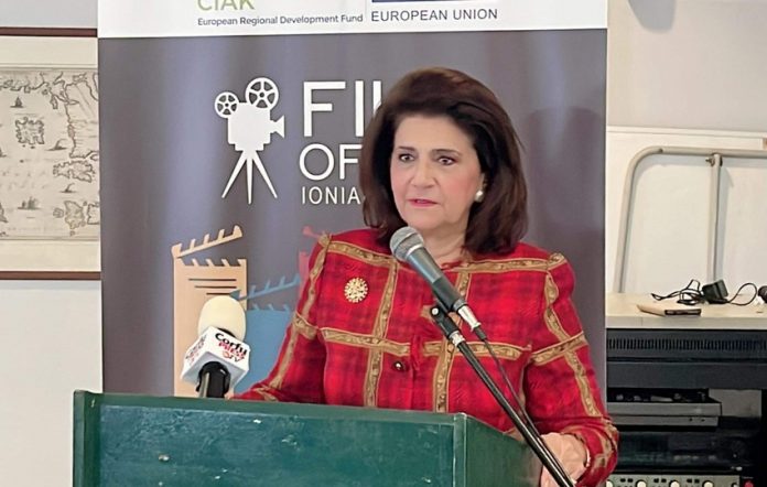 Ρόδη Κράτσα: Χαιρετισμός στην εκδήλωση του Ιonian Film Office [εικόνες]