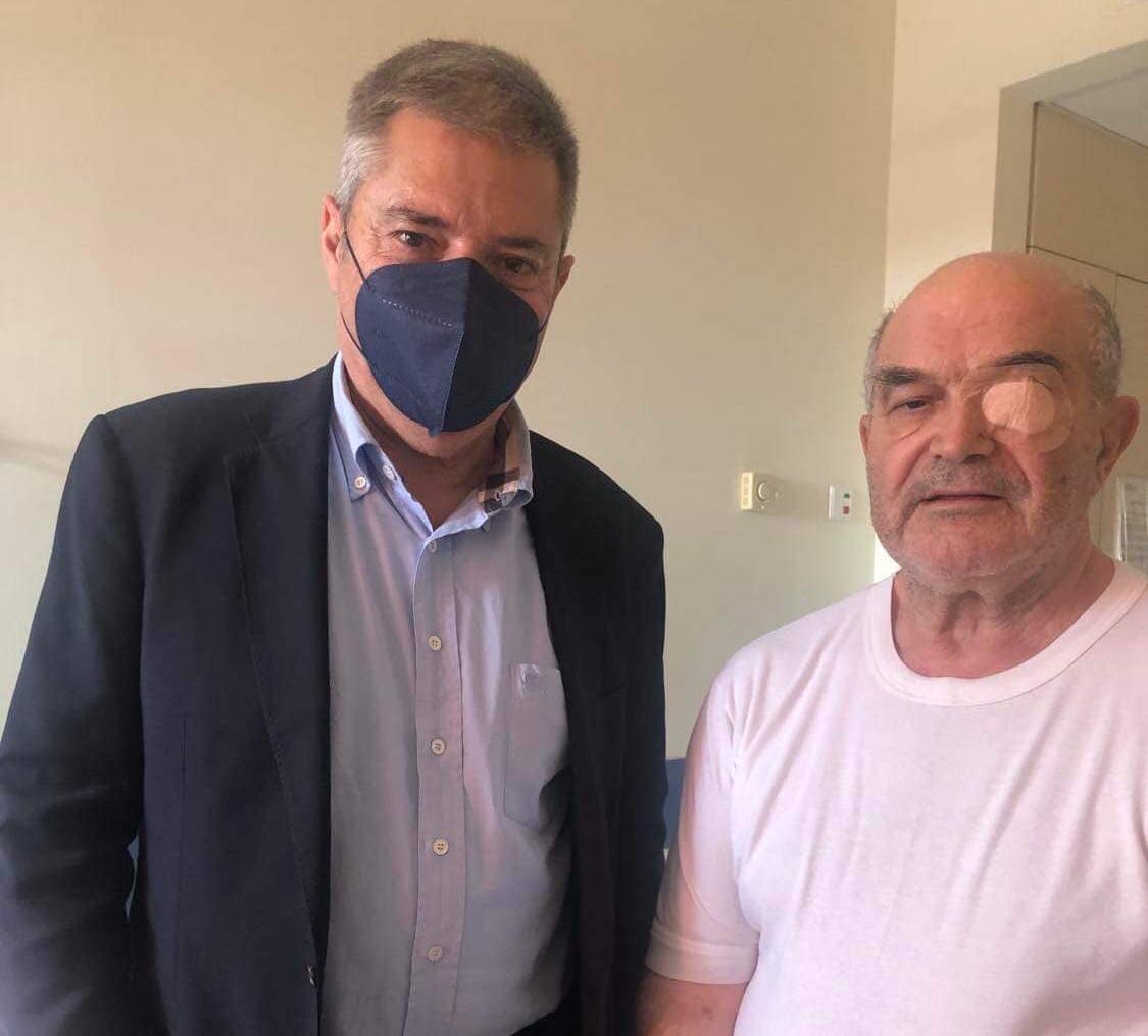 Εσπευσμένα στο νοσοκομείο ο Παναγής Καππάτος –Ενημερώθηκε για την υγεία του Γιώργου Κουρή [εικόνες]