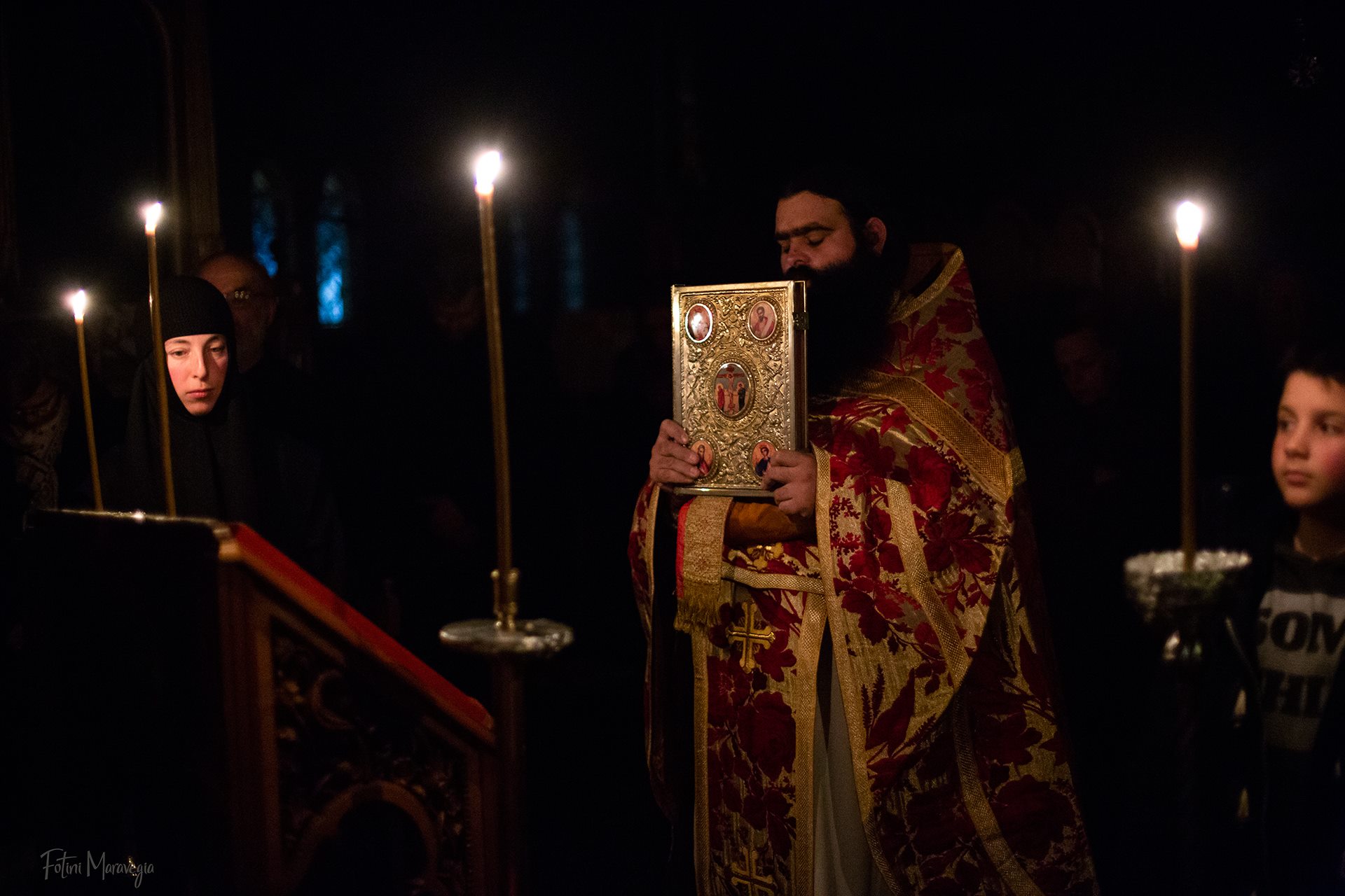 Κατανυκτική ιερή Αγρυπνία τα Χριστούγεννα στο Μοναστήρι του Αγίου μας