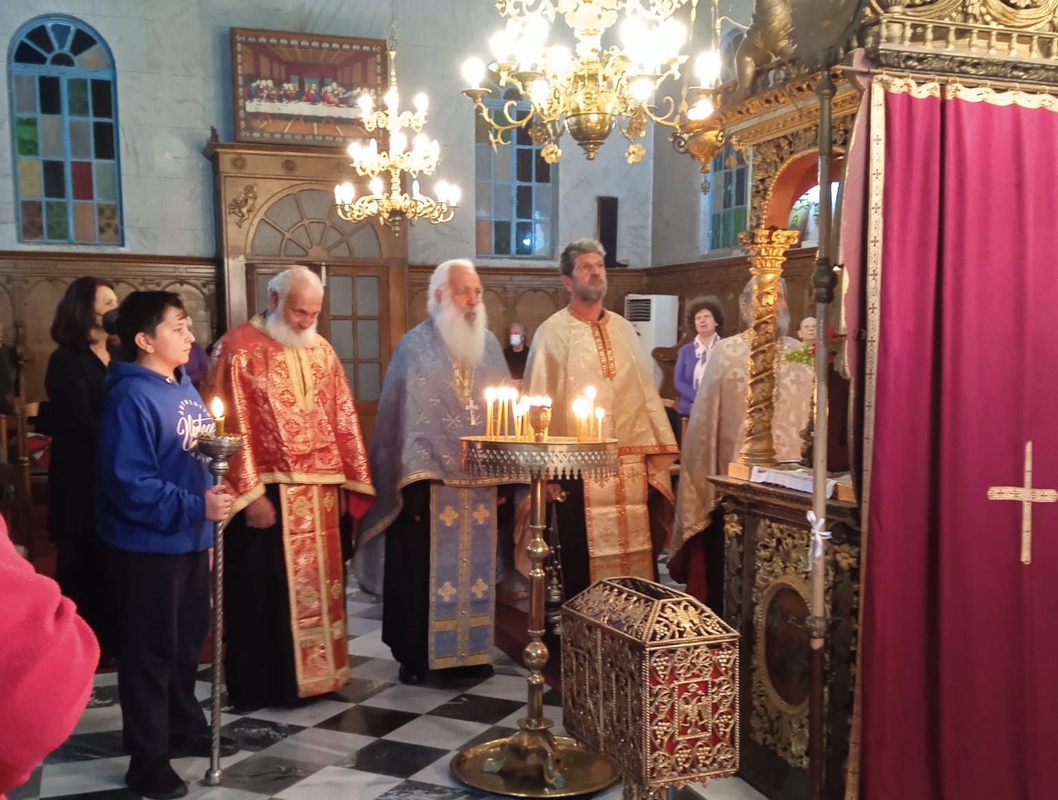 Κατανυκτικός Εσπερινός του Αγ. Σάββα στα Σπαρτιά [εικόνες]