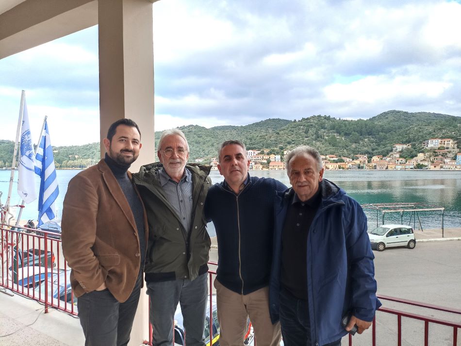 Με Καλαφάτη -Μοσχόπουλο το ΠΑΣΟΚ στην Ιθάκη -Συνάντηση με το Δήμαρχο Διον. Στανίτσα [εικόνες]