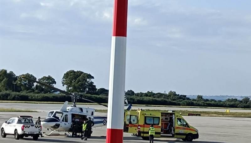 Η πρώτη αεροδιακομιδή ασθενούς με ελικόπτερο για το 2023 [εικόνες]