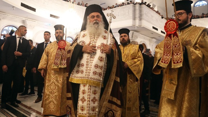 Κύπρος: Με μεγαλοπρέπεια η τελετή ενθρόνισης του νέου Αρχιεπισκόπου Γεωργίου