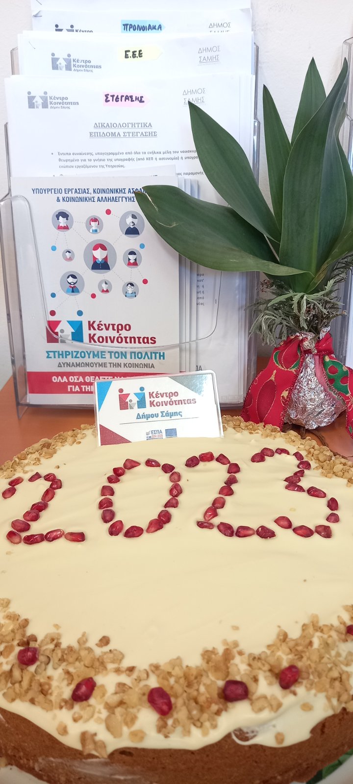 Το Κέντρο Κοινότητας Δήμου Σάμης έκοψε την Βασιλόπιτά του