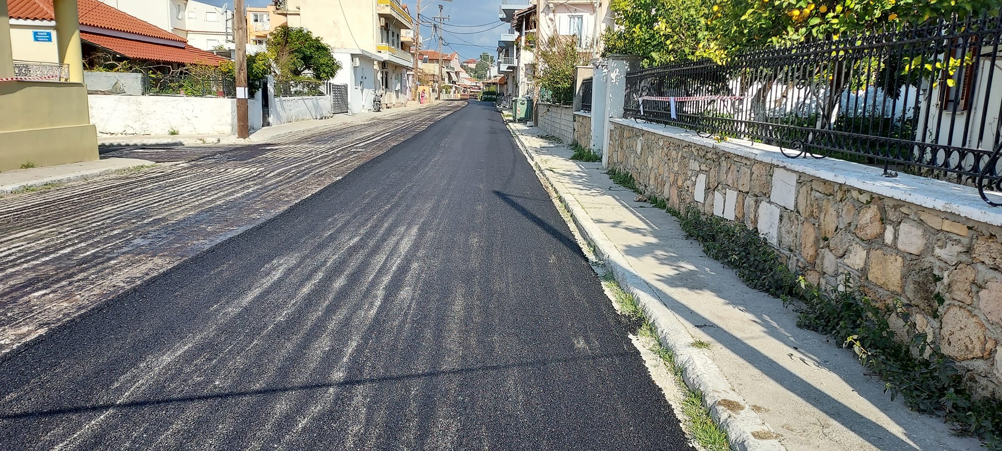 Αλλάζει όψη το Ληξούρι  Ένα σημαντικό έργο οδοποιίας υλοποιείται στην Παλική [εικόνες]