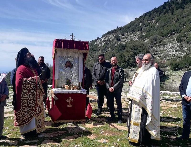 Η Γιορτή της Ζωοδόχου Πηγής στα Αργίνια από ψηλά  Ένα μοναδικό βίντεο
