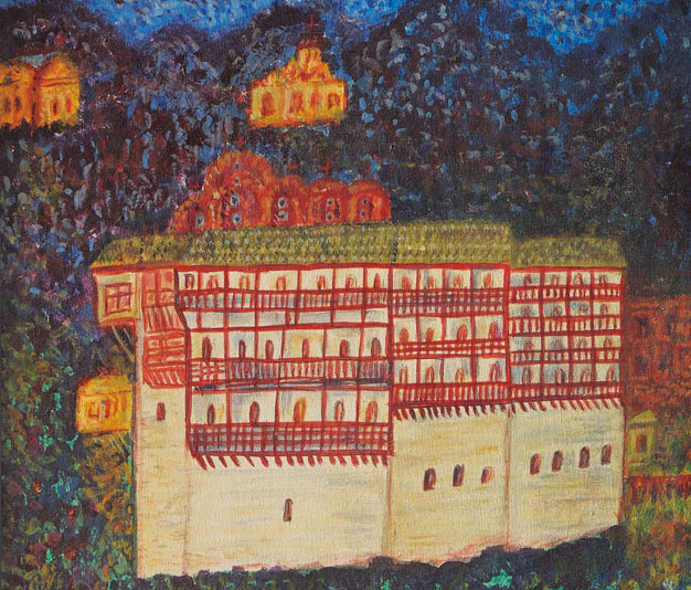 Κώστας Ευαγγελάτος: Ο ορθόδοξος εικαστικός και λογοτέχνης Νίκος Γαβριήλ  Πεντζίκης [εικόνες]