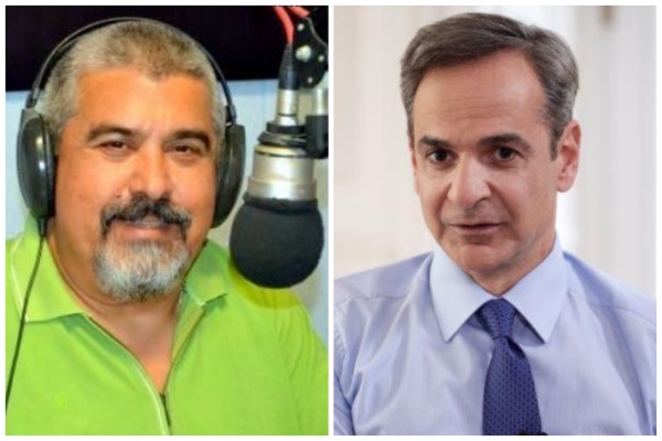 Ο Πρωθυπουργος κ Μητσοτακης μιλα στην Εκπομπη του Σακη Βουτου στο Νησι 93,9 Fm