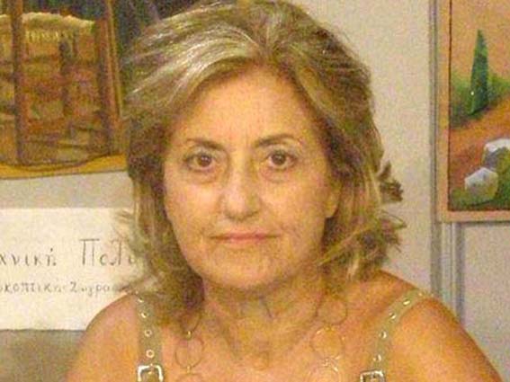 Αφιέρωμα στην Πολύμνια Βαγγελάτου Ζωγράφο με την μοναδικότητα της στον κόσμο με την αποτύπωση συγκεκριμένου σχεδίου