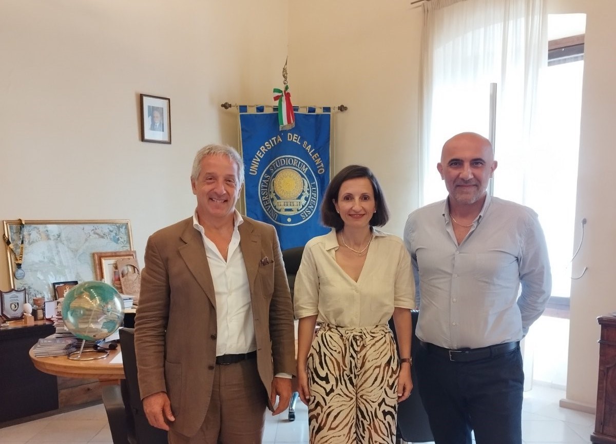 Συνάντηση της Αντιπρυτάνεως Ιονίου Πανεπιστημίου με τον Πρύτανη του Πανεπιστημίου του Salento