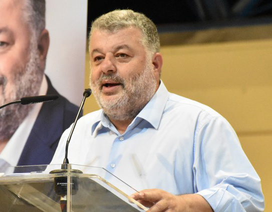 Η ομιλία του δήμαρχου και υποψήφιου δήμαρχου Θεόφιλου Μιχαλάτου στο «Κλειστό»