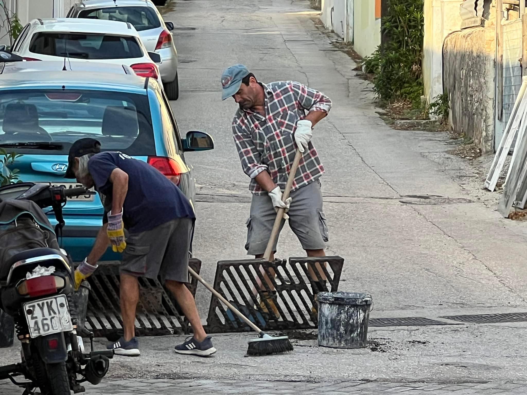 Ιθάκη: Ξεκίνησαν οι εργασίες καθαρισμού των φρεατίων συλλογής ομβρίων υδάτων