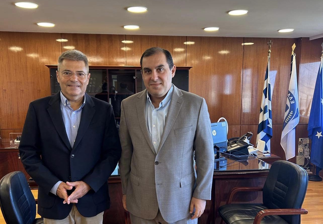 Συνάντηση Καππάτου με τον Υφυπουργό Προστασίας του Πολίτη Κώστα Κατσαφάδο
