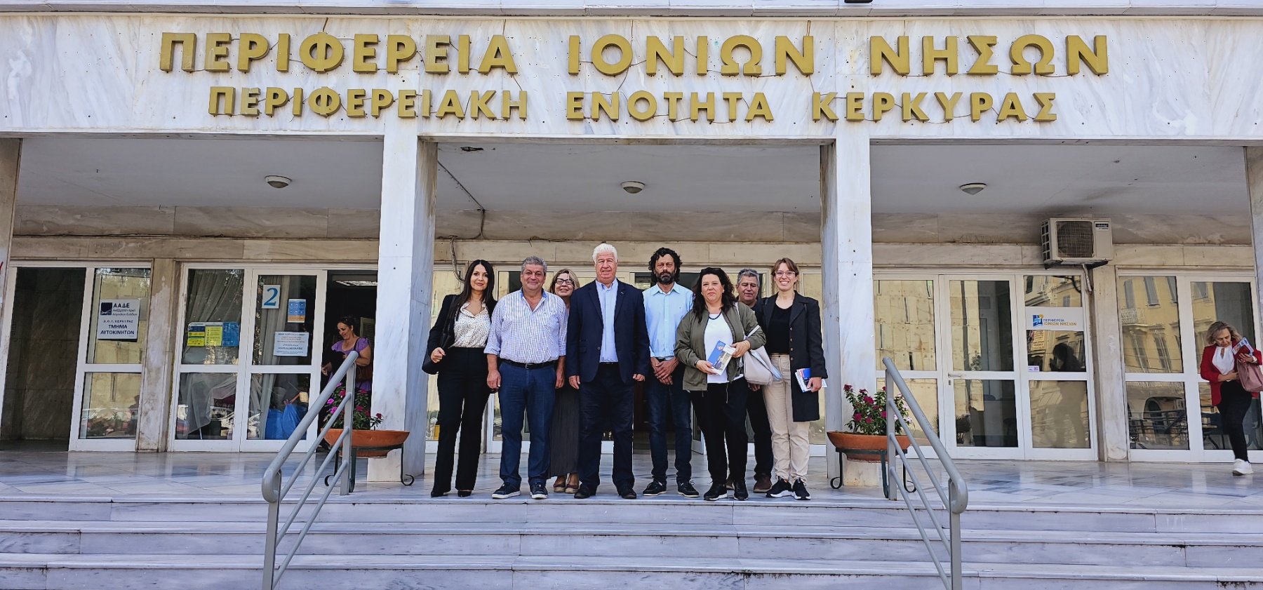 Συνάντηση Τρεπεκλή με εργαζόμενους στην Περιφέρεια, στο Δήμο Κεντρικής Κέρκυρας και τον Σύλλογο Εργαζομένων στους ΟΤΑ