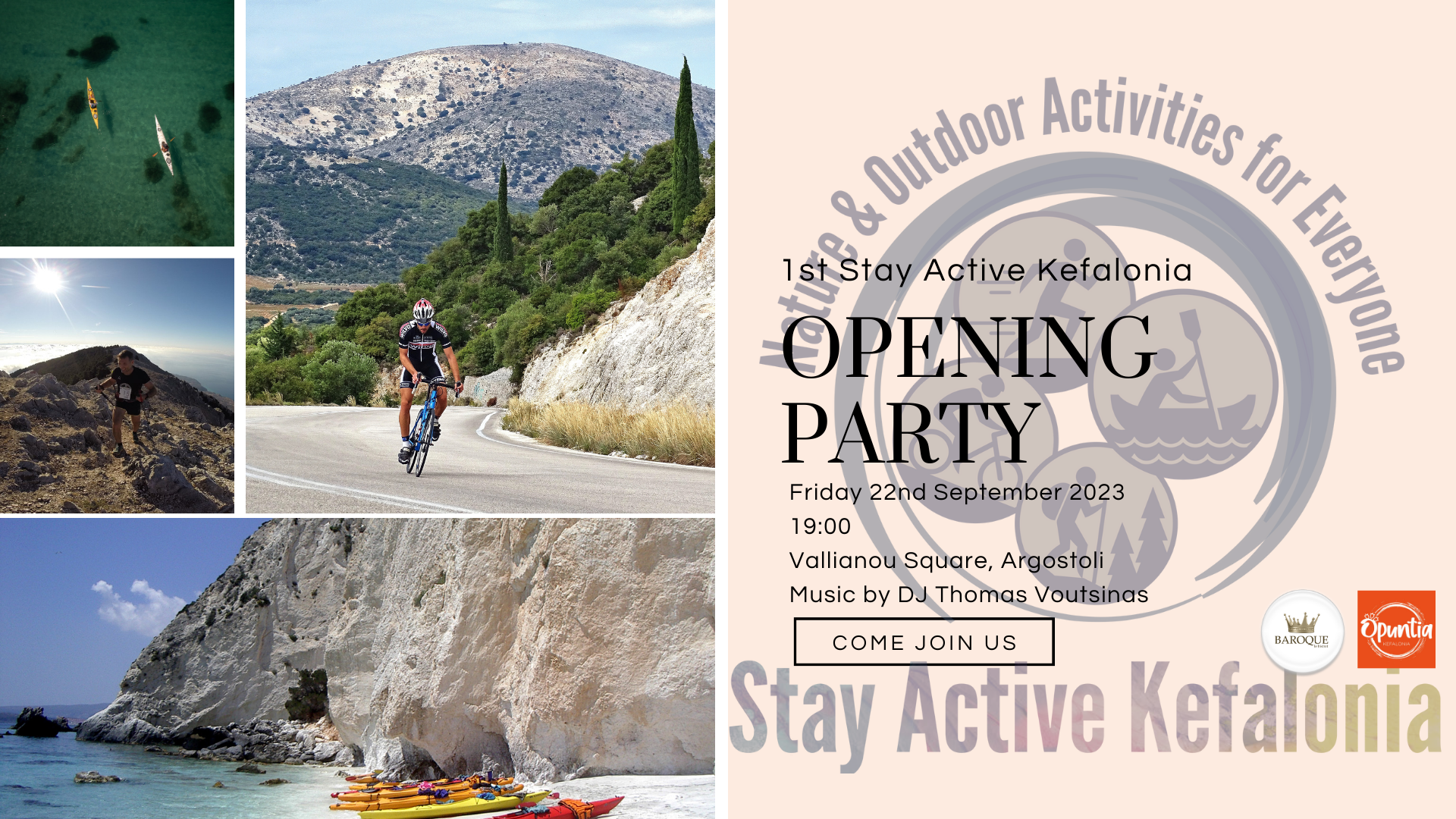 Ξεκινάει το 1ο Stay Active Kefalonia!