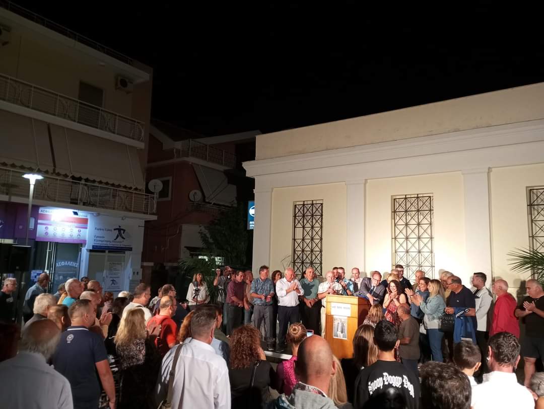 Μεγάλη συγκέντρωση Ανουσάκη – Εμπρηστική ομιλία κατά Μιχαλατου [εικονες]